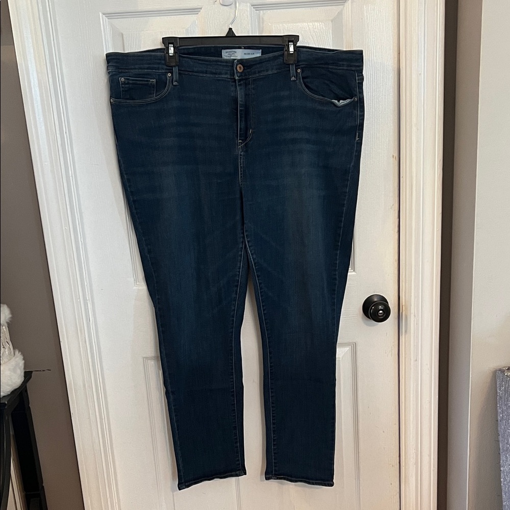 Signature by Levi Strauss Women's Skinny Jeans - Dark Blue